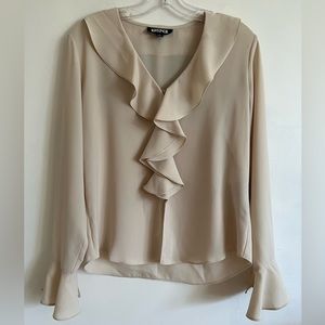 1990s Ruffle Blouse